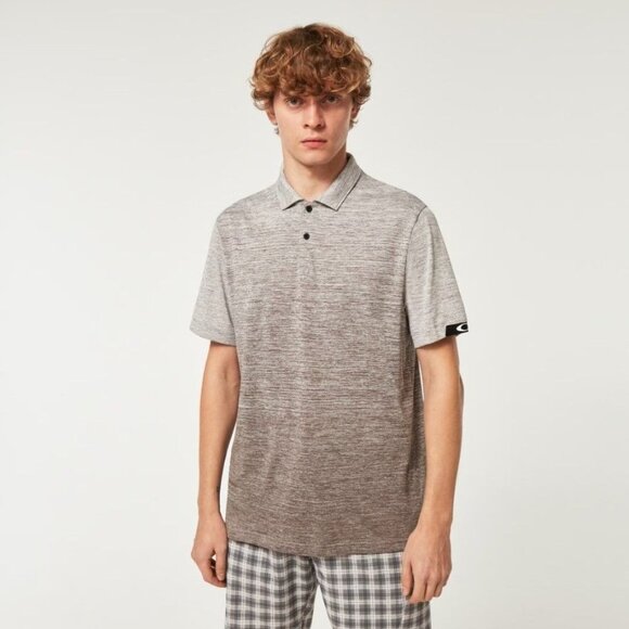 NWT Oakley Soft Grain Polo in White/Gray Size medium‎ - Picture 1 of 7